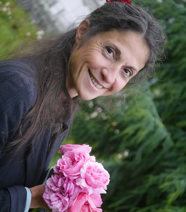 Rosier grimpant 'Nadia de Kermel' coloris rose