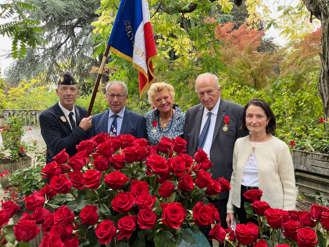 De Gauche à Droite : Frédéric Pascale     J. Ranchon     D. Croix    Paul Michel     Mireille Michel son épouse